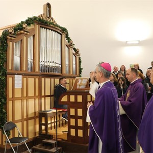 Nadbiskup Kutleša predvodio misu prigodom blagoslova slike Milosrdnog Isusa i orgulja u Poznanovcu